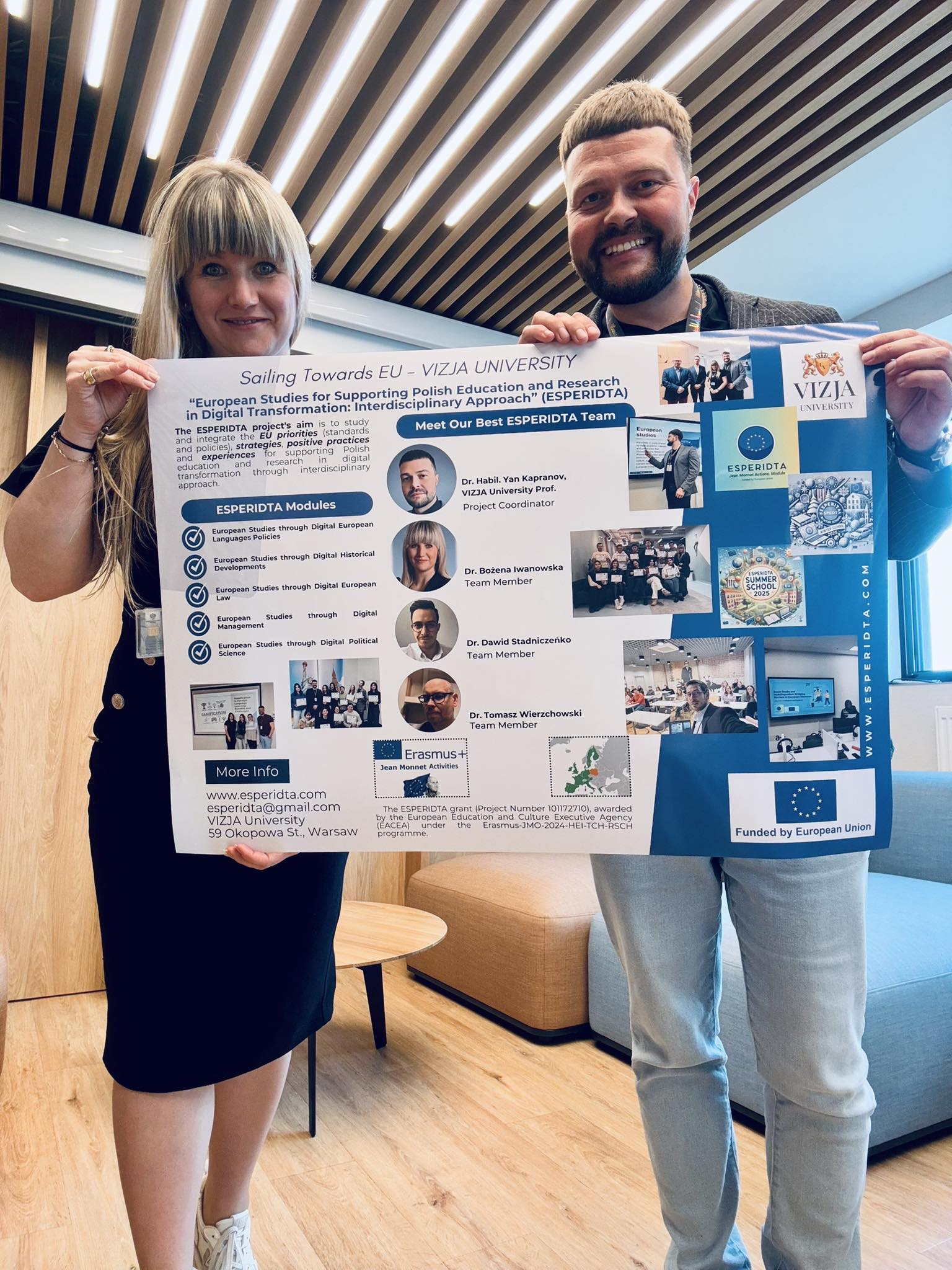 Image for 📢 Holding the Future in Our Hands — ESPERIDTA at the European Science Fair in Kraków! 🇵🇱🇪🇺🧠
