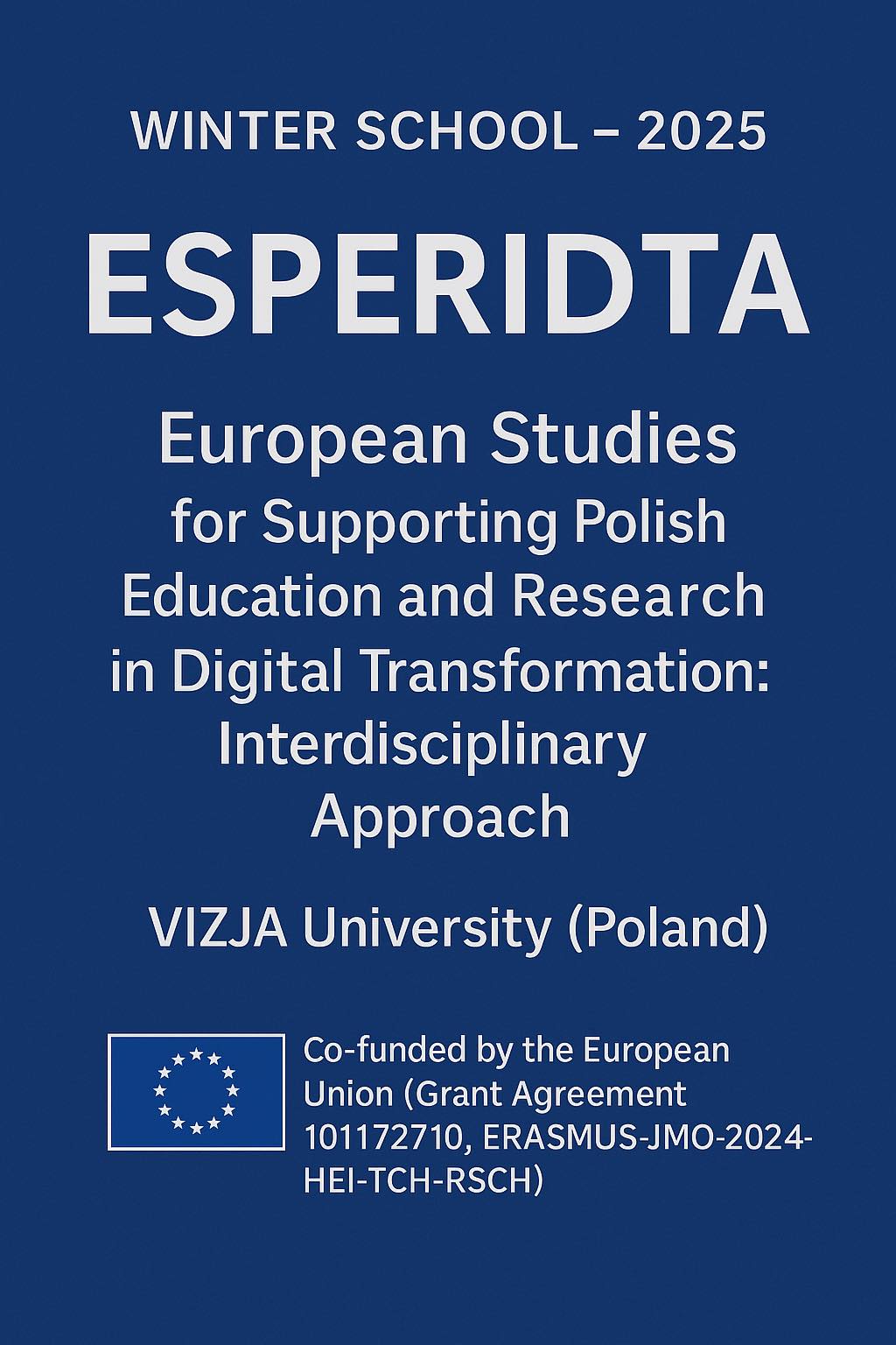 Image for π ESPERIDTA Winter School 2025 β Academic Year II is coming! βοΈπ