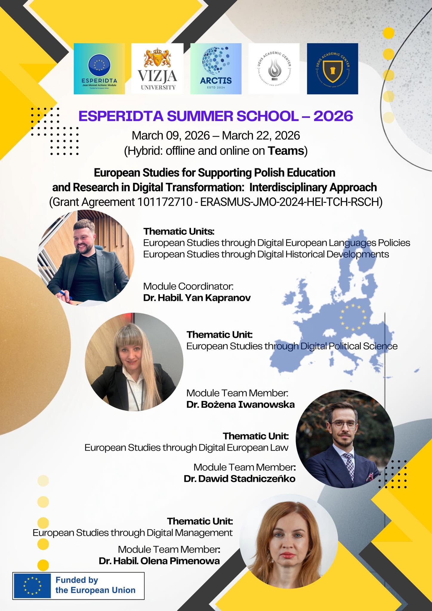 Image for ESPERIDTA Summer School 2026: Digital European Studies in Action 🚀🇪🇺