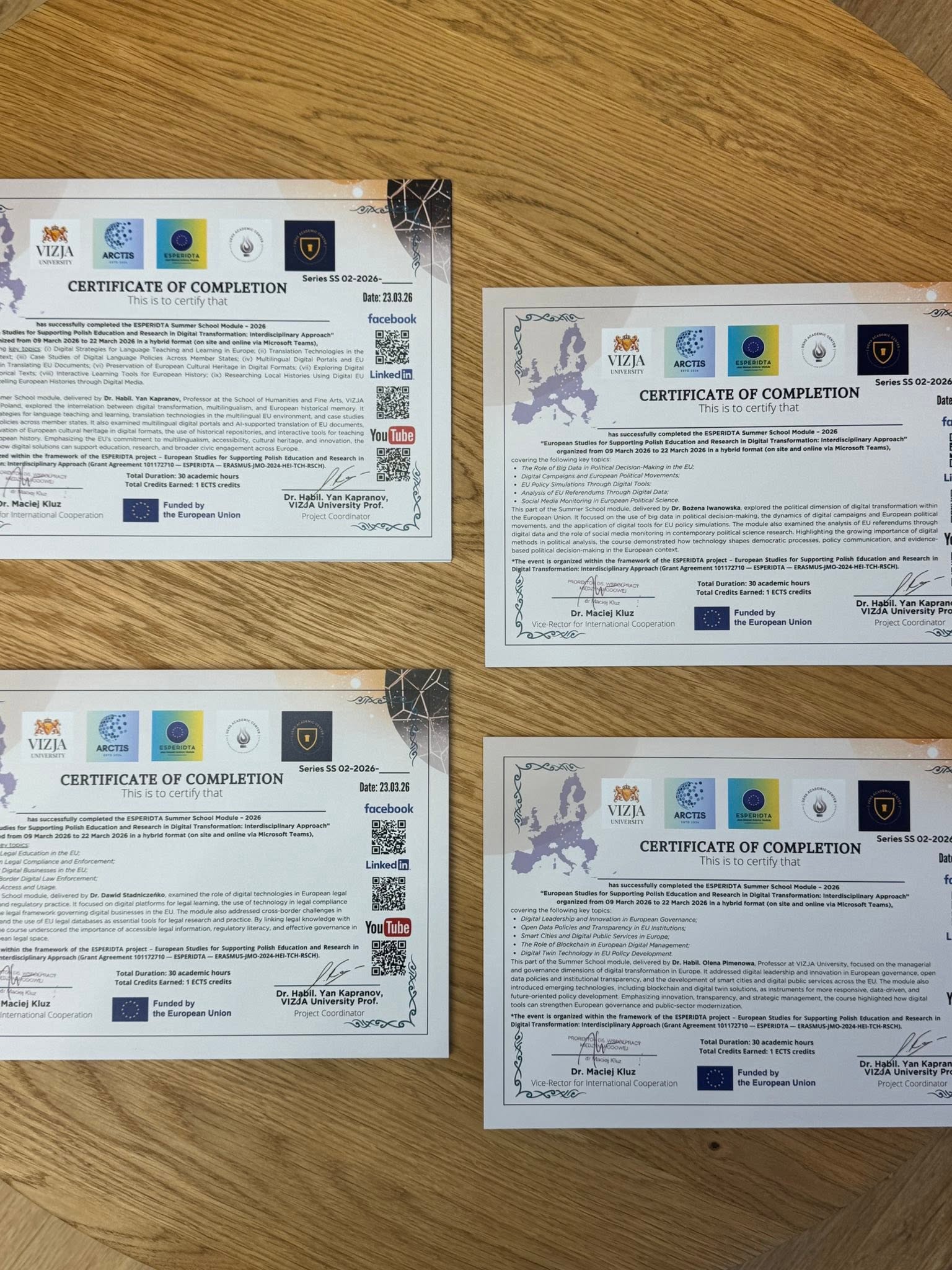 Image for ESPERIDTA Summer School 2026 Has Officially Begun 🚀🇪🇺